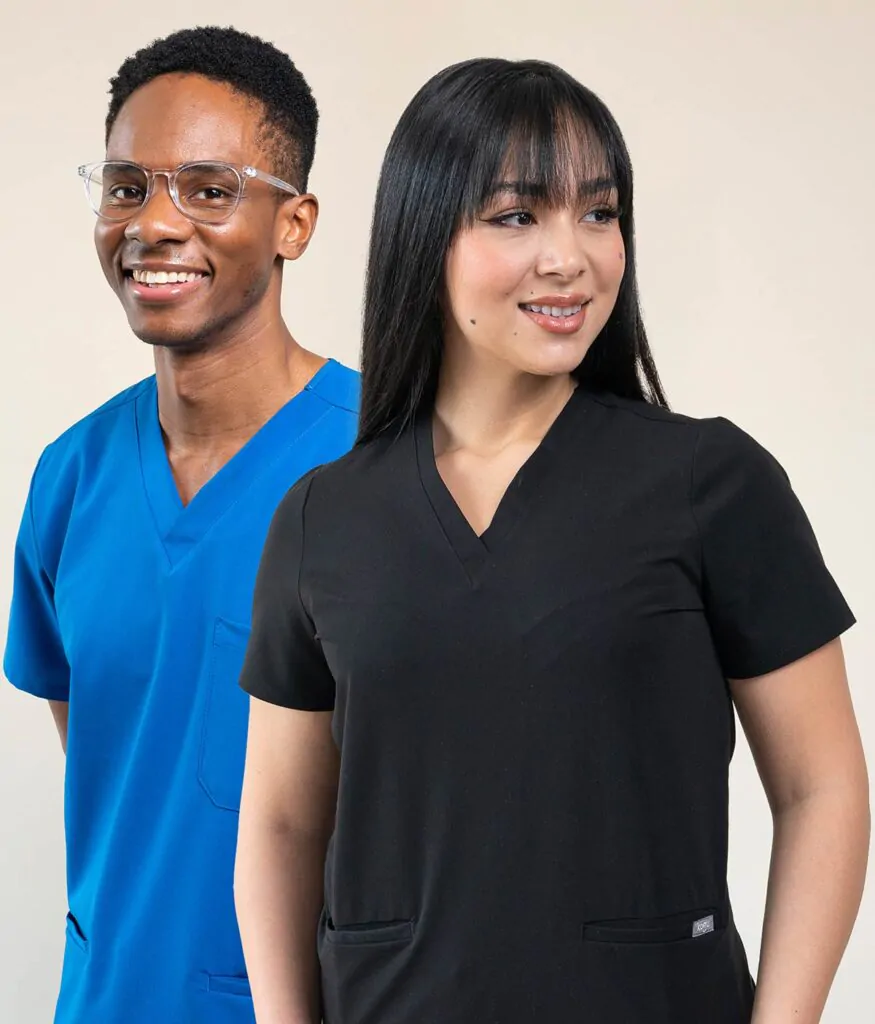 At the heart of Kogu is our exclusive proprietary fabric, developed in partnership with leading fabric producers. Every thread is designed for unmatched comfort and long-lasting durability, ensuring your Kogu scrubs support you throughout your professional journey. Our fabric reflects your commitment to excellence, combining quality and style for healthcare professionals who expect the best.